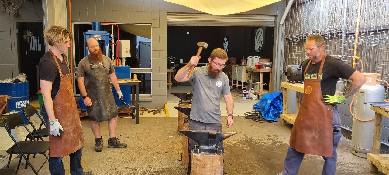 Beginner Blacksmith Blade Classes - Brisbane - We Wander