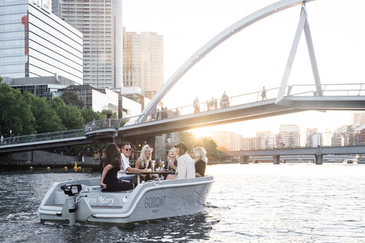 Goboat Melbourne - 2 Hour Electric Picnic Boat Hire (Up To 8 People) - We Wander